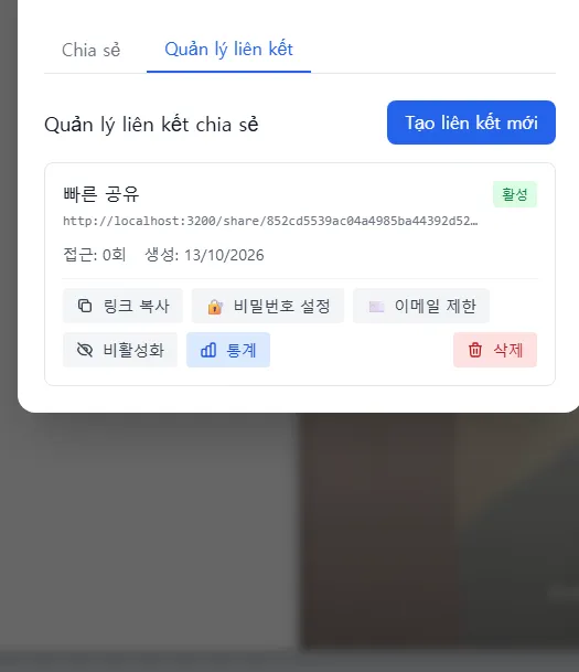 Quản lý liên kết chia sẻ (Máy tính)